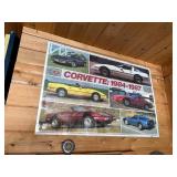 4 Different Corvette Posters