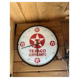 Texaco Lubricants Clock