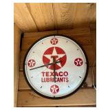 Texaco Lubricants Clock