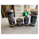 Vintage Texaco Cans