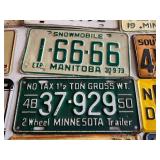 Vintage License Plates