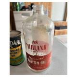 Assorted Oil Company Containers