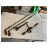 Vintage Golf Clubs & Hand Tools