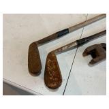 Vintage Golf Clubs & Hand Tools