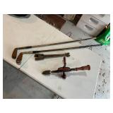 Vintage Golf Clubs & Hand Tools