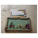 Mini Pool Table & Score Board