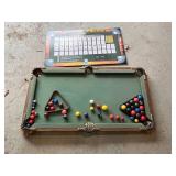 Mini Pool Table & Score Board
