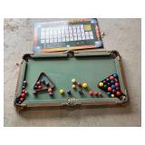 Mini Pool Table & Score Board