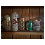 Shelf of Beer Cans