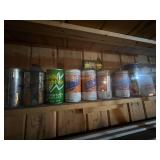 Shelf of Beer Cans