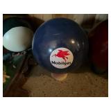 Mobilgas Collectibles Made From Bowling Balls