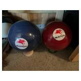 Mobilgas Collectibles Made From Bowling Balls