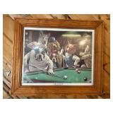 Framed "The Hustler" Artwork