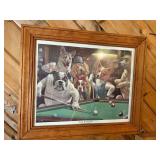 Framed "The Hustler" Artwork