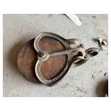 Wood Pulleys & Long Hand Saw
