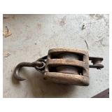 Wood Pulleys & Long Hand Saw