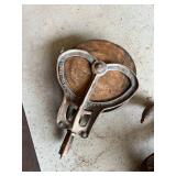 Wood Pulleys & Long Hand Saw