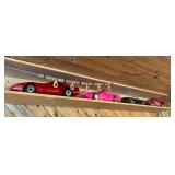 4 Large Toy Corvettes