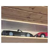 4 Large Toy Corvettes