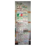 Board Full of Mexican License Plates