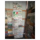 Board Full of Mexican License Plates