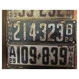 MN License Plated 1918 - 1925
