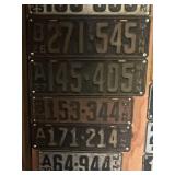 MN License Plates 1926 - 1930