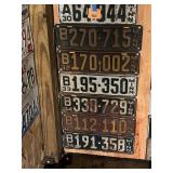 MN License Plates 1931 - 1936