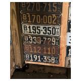 MN License Plates 1931 - 1936