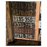 MN License Plates 1931 - 1936