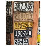 MN License Plates 1941 - 1945