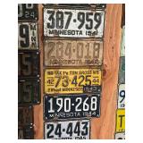 MN License Plates 1941 - 1945