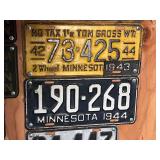 MN License Plates 1941 - 1945