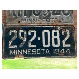 5 Different MN Vintage License Plates