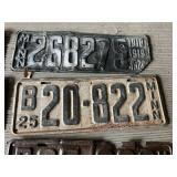 Early MN License Plates - 1915 - 1920, 1925, 1927, 1930, 1931