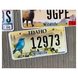 Wildlife & Armed Forces License Plates