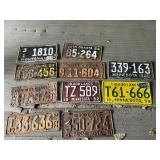 ND, MN & Montana Vintage License Plates