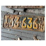 ND, MN & Montana Vintage License Plates