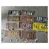 ND, MN & Montana Vintage License Plates
