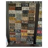 1950 License Plate From Every US State including Alaska, Hawaii & Washington DC