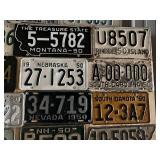 1950 License Plate From Every US State including Alaska, Hawaii & Washington DC