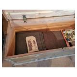 Vintage CEDAR Chest - Contents Included - NO SHIPPING