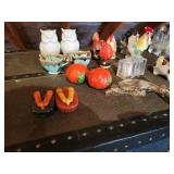 Assorted Set of Salt & Pepper Shakers and More