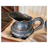 Antique "The Middletown Plate Co." Silver Plated Cream and Sugar Set - Silver Plated