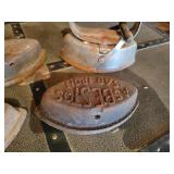 (4) Antique Sad Irons - Asbestos - NO SHIPPING