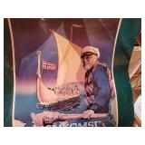 Assorted Posters: "Why a Pilot cannot Communicate", 1997 Nobel Prize Poster, Duluth-Oslo Viking Ship Poster and More