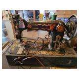 Antique Imperial Portable Electric Sewing Machine - NO SHIPPING
