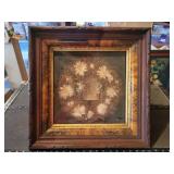 Antique Memorial Shadowbox with Photograph!
