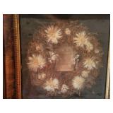 Antique Memorial Shadowbox with Photograph!