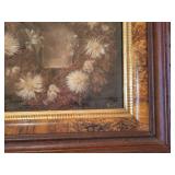 Antique Memorial Shadowbox with Photograph!